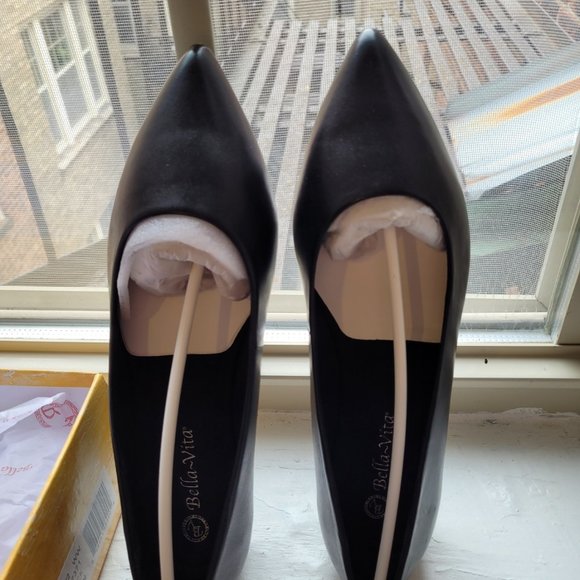 Bella Vita Vivien 9.5WW black leather NIB - Picture 6 of 8